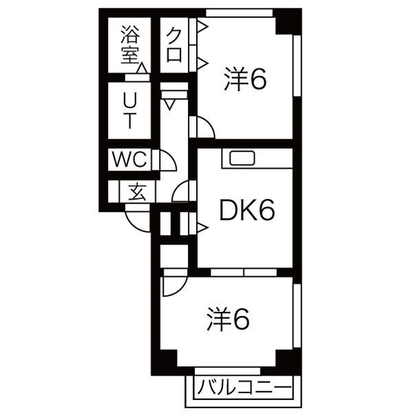 エスポア21 A棟の間取り