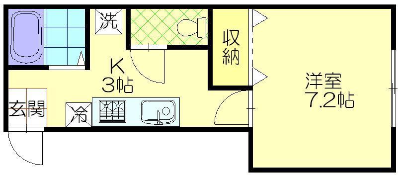 アーバンハイツ新屋駅前Ｆ棟の間取り