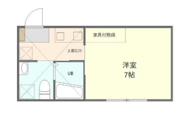 稲城市平尾のアパートの間取り