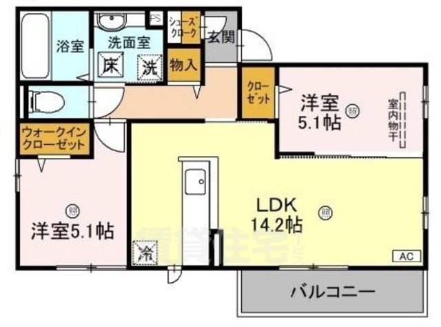 ブルーリッジの間取り