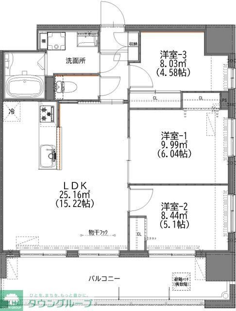 マイコート日野新町の間取り