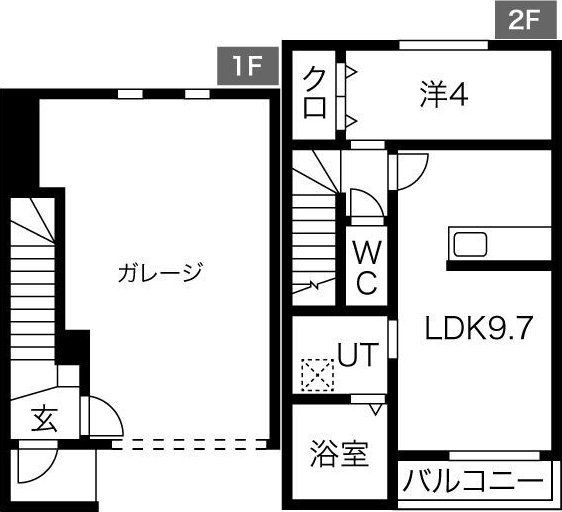 さいたま市見沼区大字蓮沼のアパートの間取り