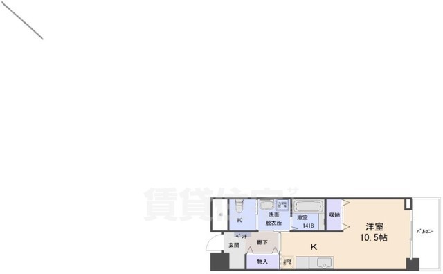 アクティ綾小路の間取り