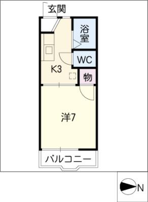 タウニー竹柴の間取り