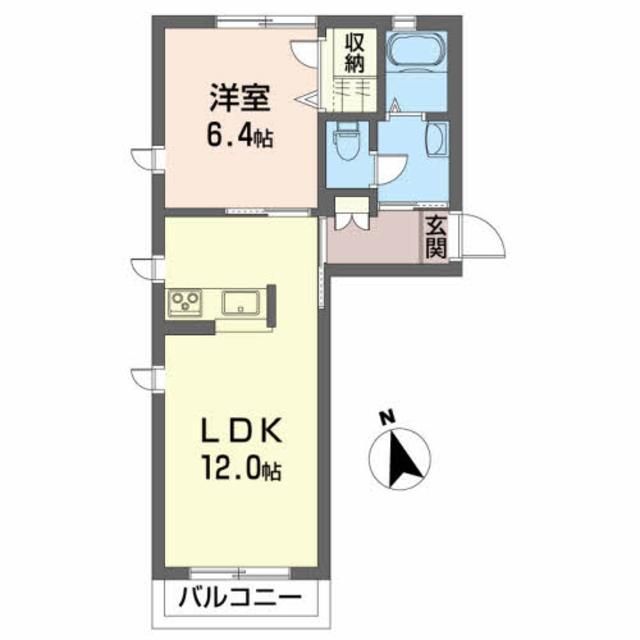 メゾンルチアの間取り