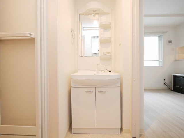 洗面設備　シャワードレッサー付きです！