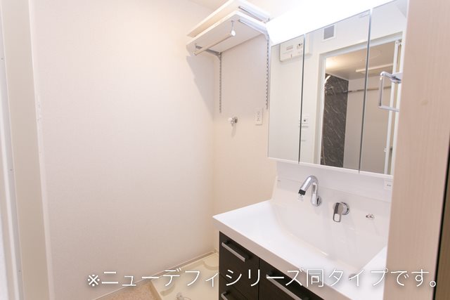 洗面設備　施工イメージです。