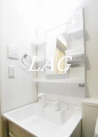 洗面設備　洗面台です。