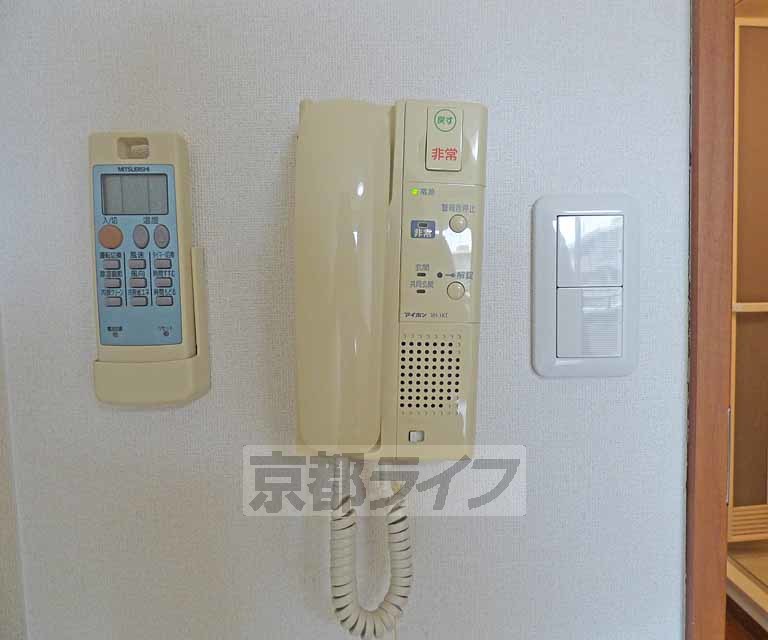 セキュリティ　来客の確認ができます。