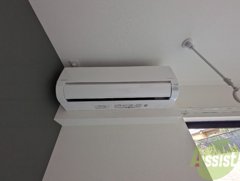 その他設備　冷暖房エアコンなので温度調節がしやすくていいですね。