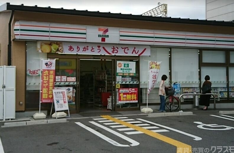 コンビニ　セブンイレブン京阪鳥羽街道駅前店（コンビニ）まで214m