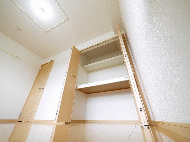 収納　ちょっとした収納スペースも充実しています