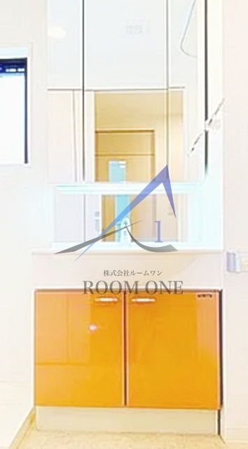 洗面設備　洗面台です。