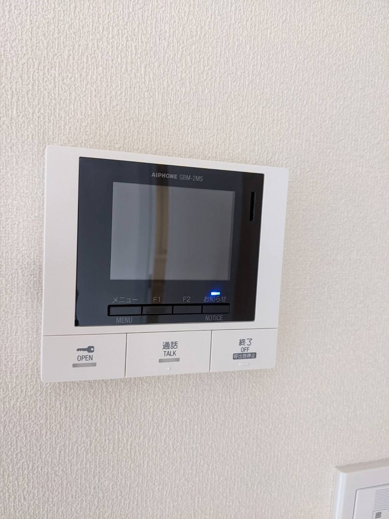 セキュリティ　オートロック連動のモニター