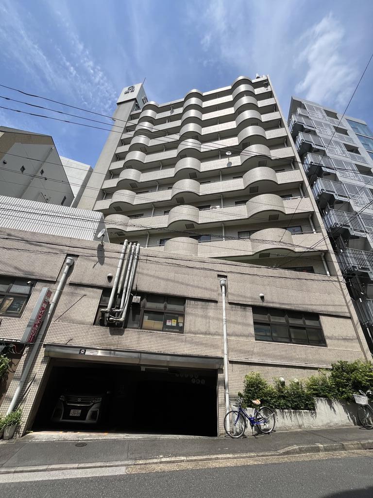 朝日後楽園マンションの外観写真