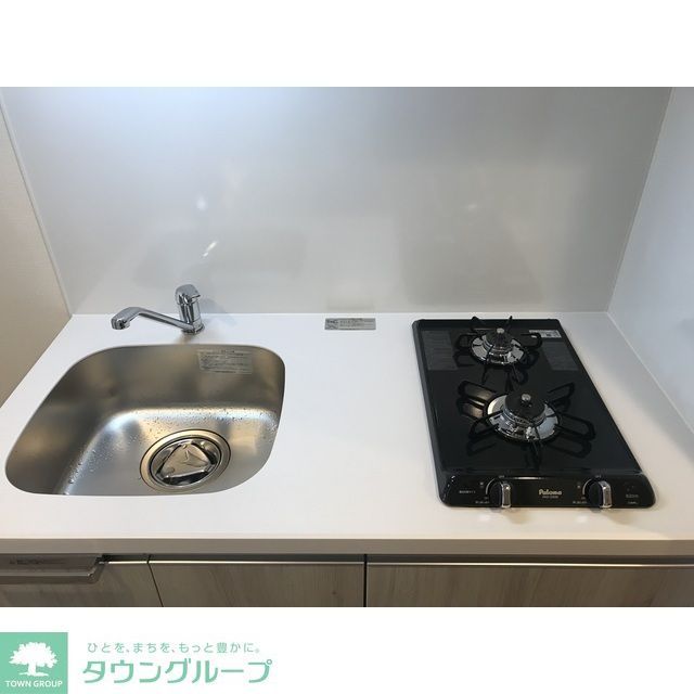 キッチン　2口ガスコンロ