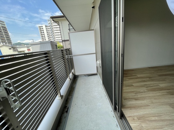 バルコニー　※別部屋の写真です