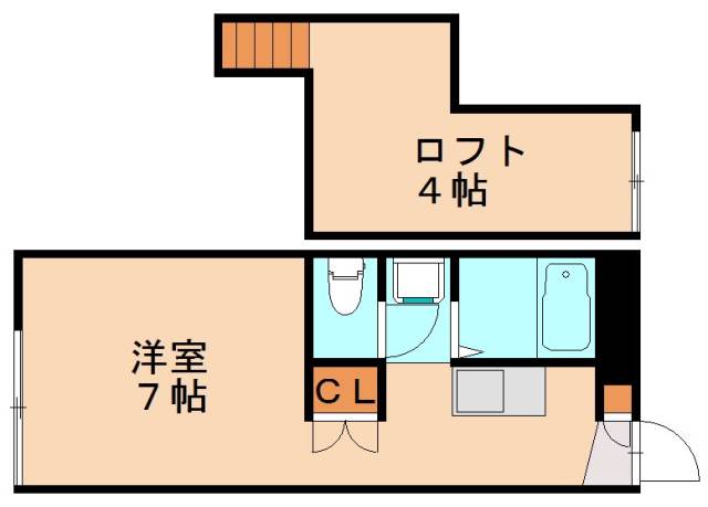 レオパレス花見の間取り写真