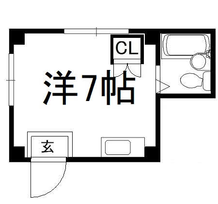 築山マンションの間取り写真