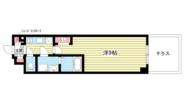大阪モノレール本線 蛍池駅 徒歩4分 7階建 築2年の間取り写真
