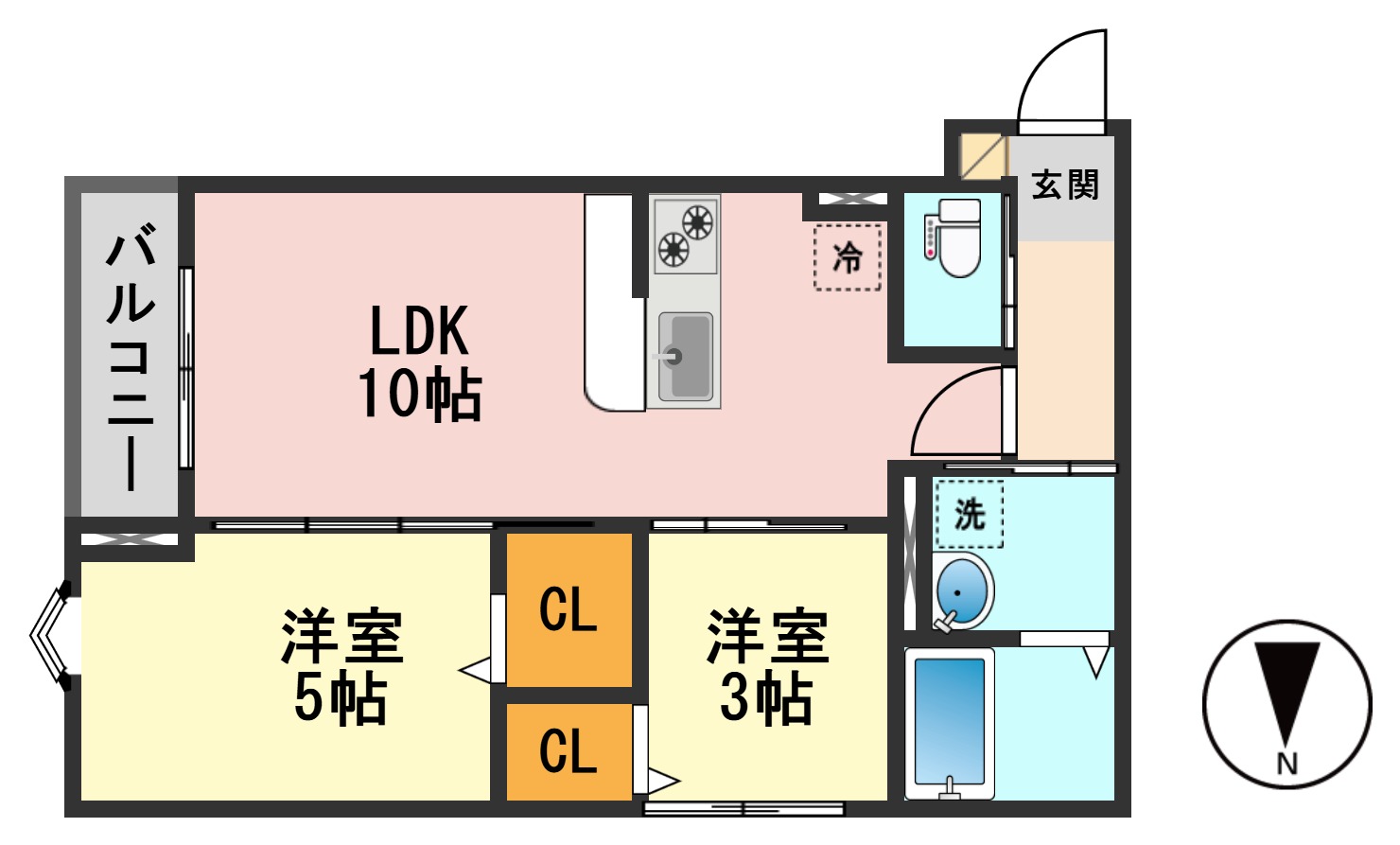 都営新宿線 一之江駅 徒歩7分 3階建 新築の間取り写真