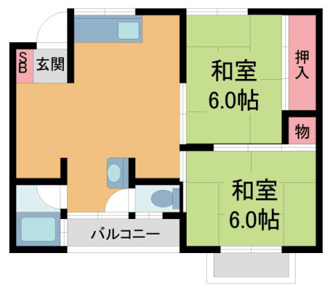 トキワマンションの間取り写真