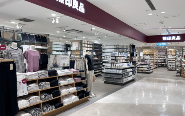 ショッピングセンター　無印良品東京ドームシティラクーア店（ショッピングセンター）まで712m