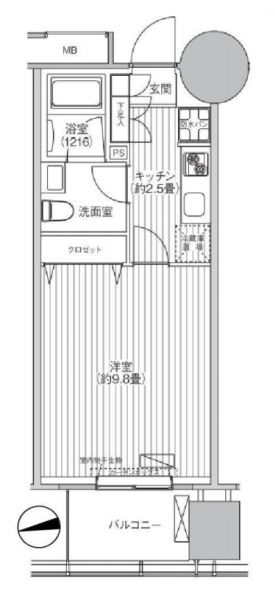 桜ヒルズ九段北の間取り写真
