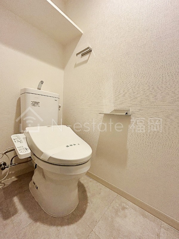 地下鉄空港線 藤崎駅 徒歩4分 10階建 築5年のトイレ写真