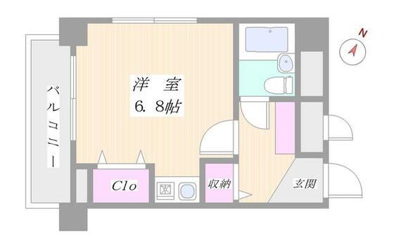 西片ハイツの間取り写真