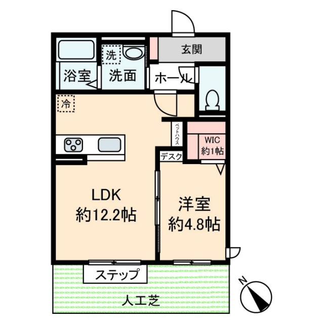 HEIM MAISON LS MOTOYAWATAの間取り写真