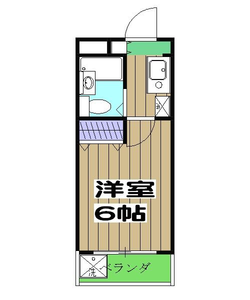 【京都市西京区上桂森上町のマンションの間取り】