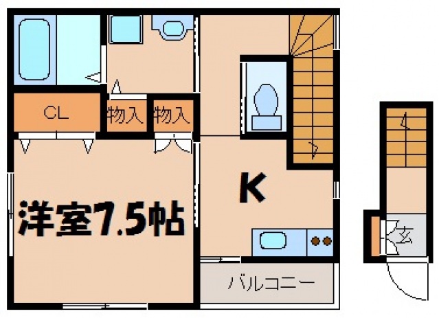 Sourire坂東の間取り写真