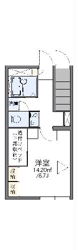 レオパレスウィル５５の間取り