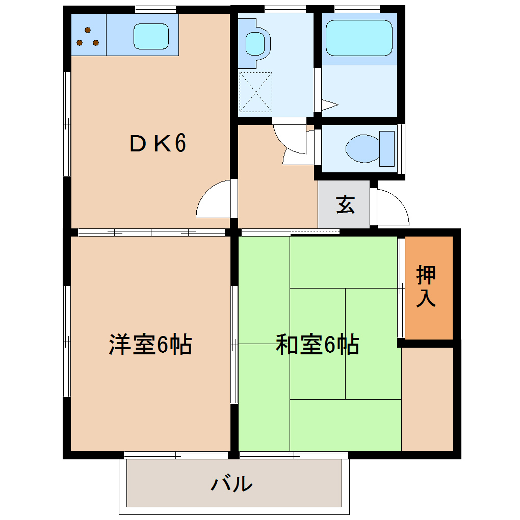 グリーンヒルズIIの間取り