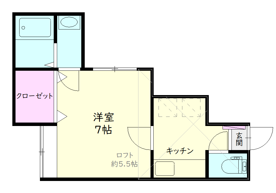 ハピネス21の間取り