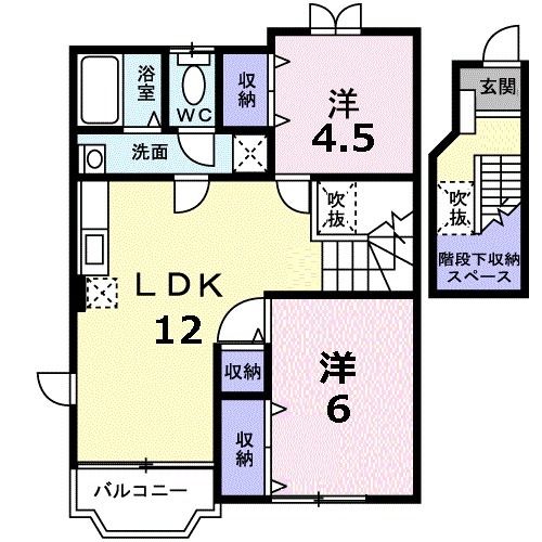 ジェントルブリーズ３４－Ａの間取り