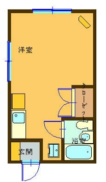 姫路市五軒邸のマンションの間取り