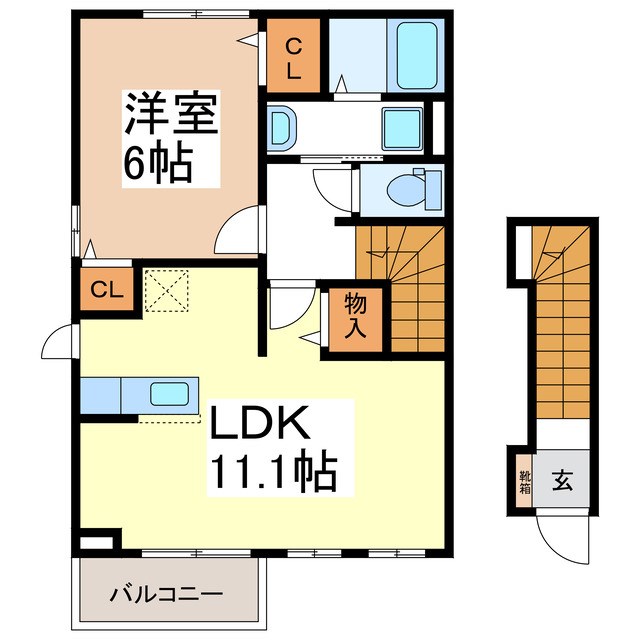 サンフラワー　Bの間取り