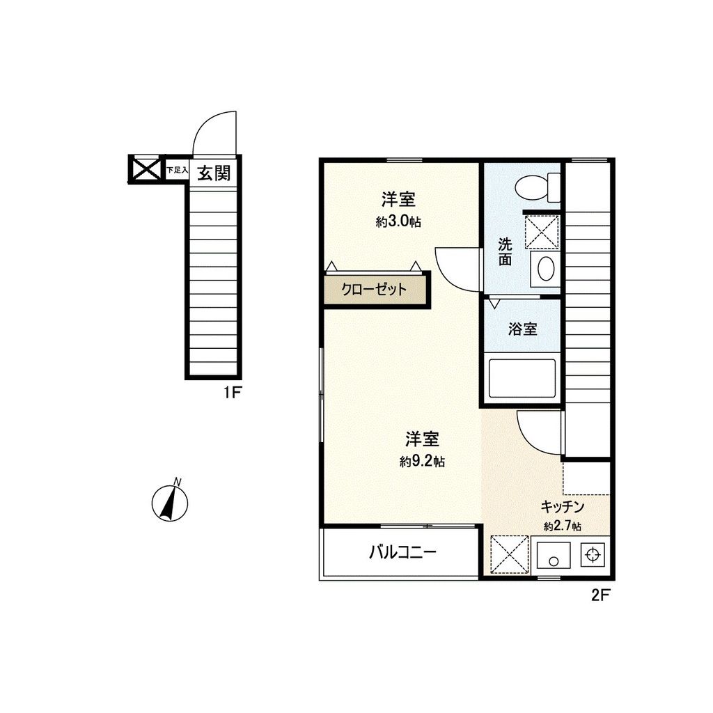 Ａｚｕｌ千代田IIの間取り