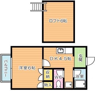 ファミリーコーポ清納　A棟の間取り