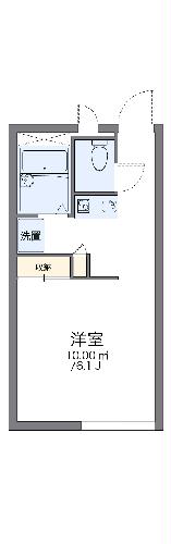 レオパレス池上台IIの間取り