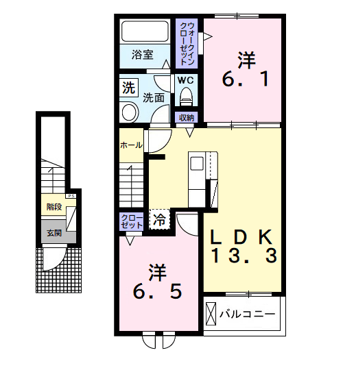 ソラリアＢの間取り