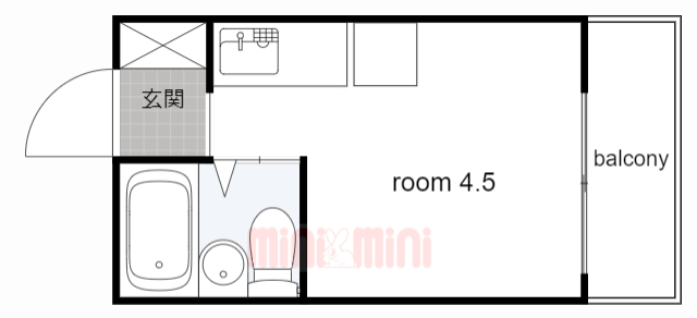 モンティーヌ新在家の間取り