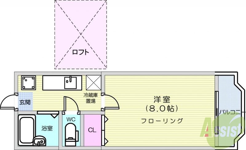 ホワイトキャッスルOZAWAの間取り