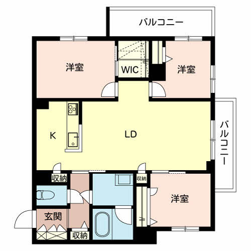 【シャーメゾン英賀保東の間取り】