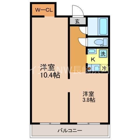 西部ハイツ平和公園の間取り