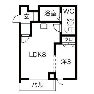 メリディアン桜木町の間取り