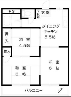 ニュータケヤハウスの間取り