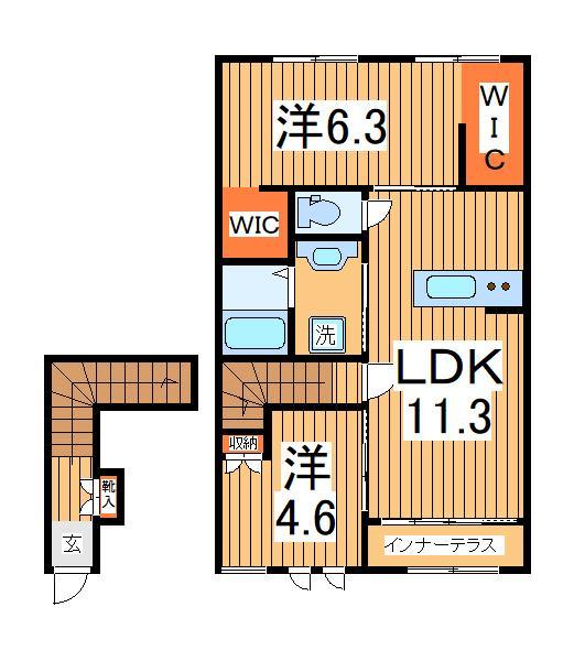 【サンパーク１の間取り】